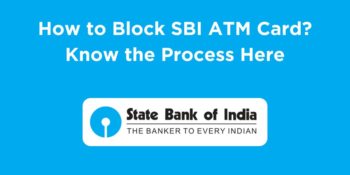 How to Block SBI ATM Card